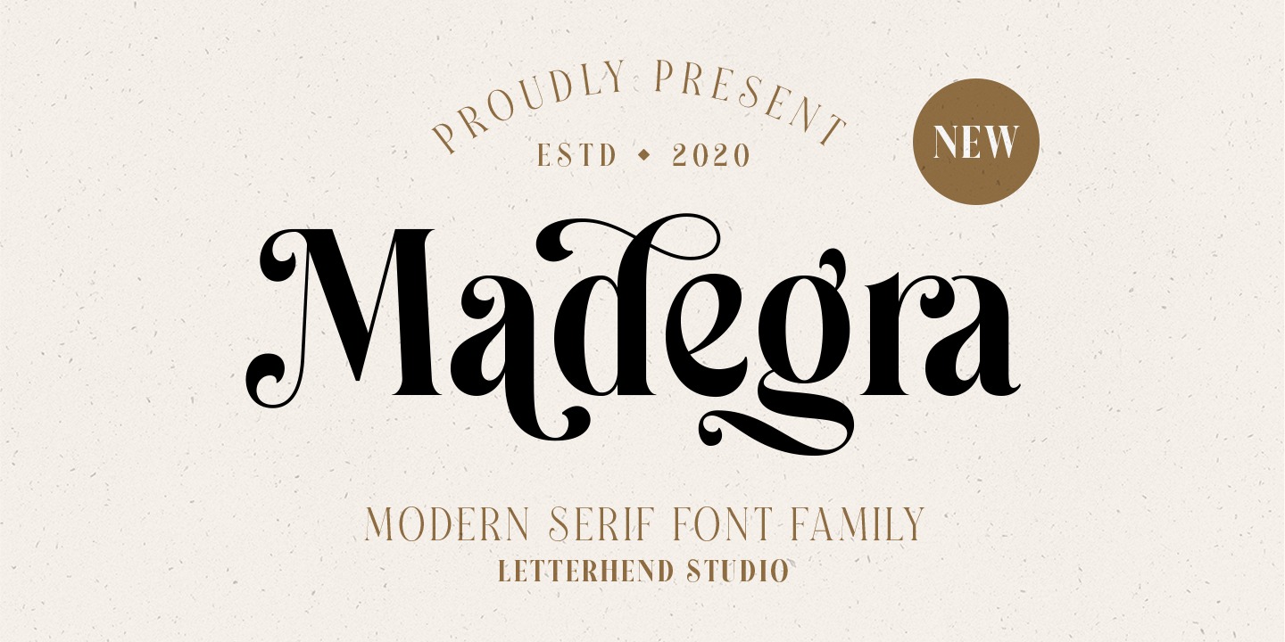Example font Madegra #1